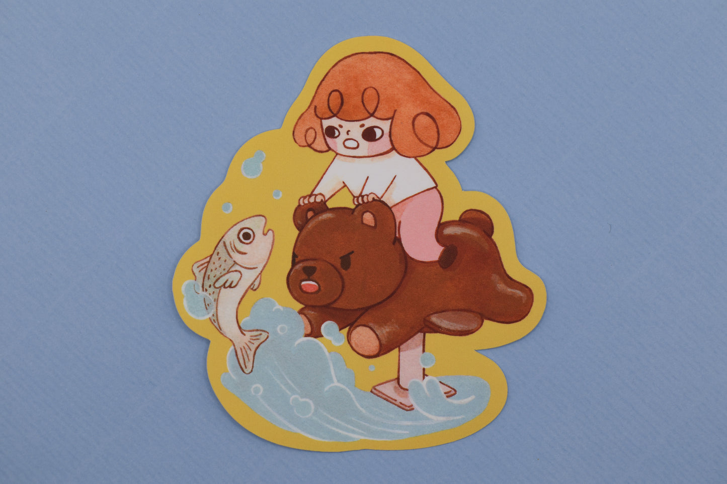 lovesoup sticker - PLAY - gone fishing