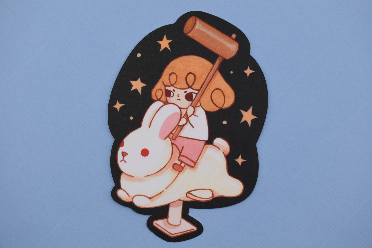 lovesoup sticker - PLAY - over the moon