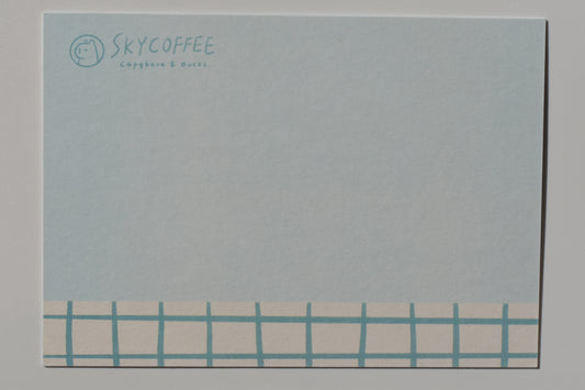 SKYCOFFEE postcard - brownie