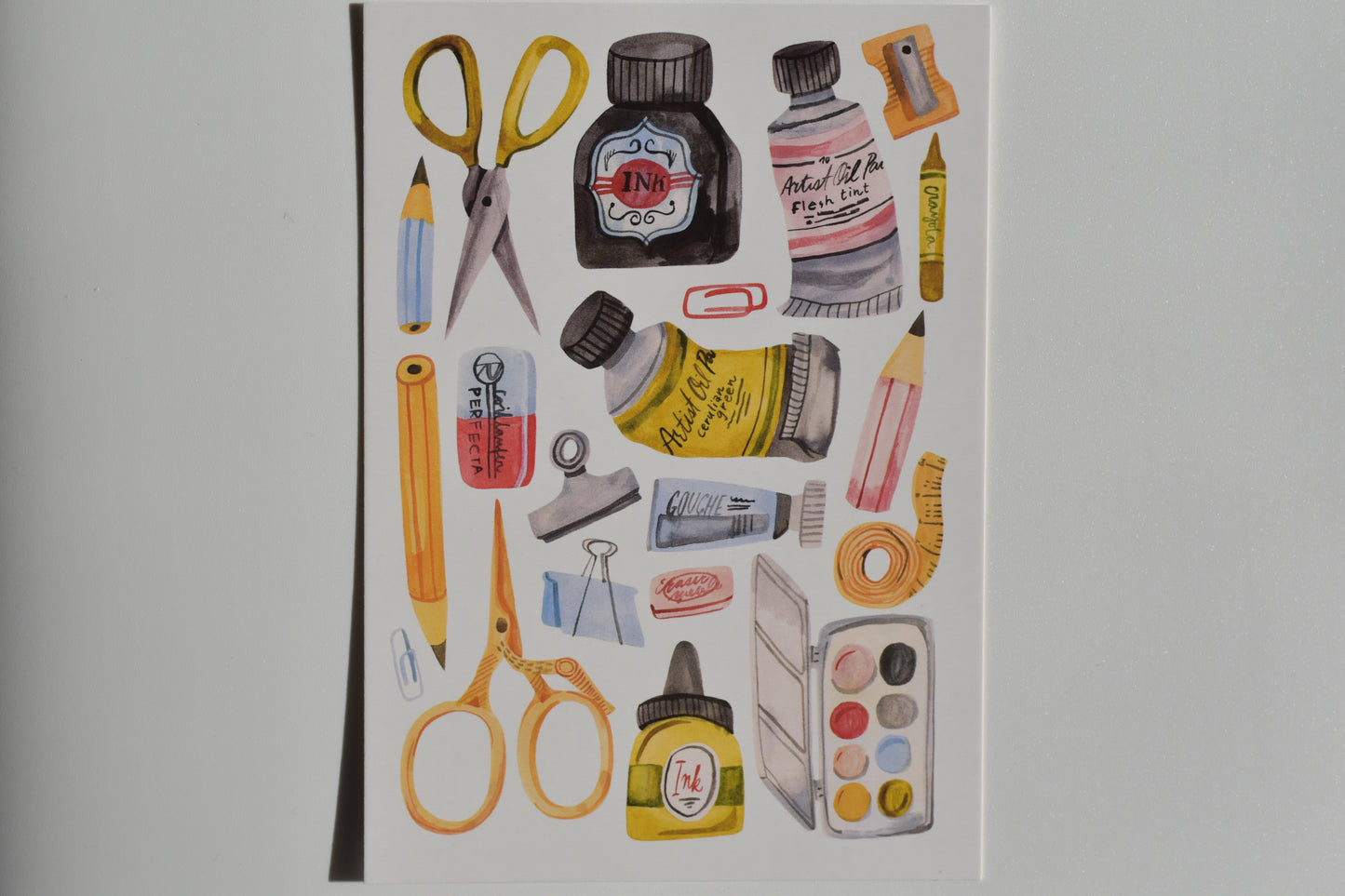 Wild Pencil postcard - art shop