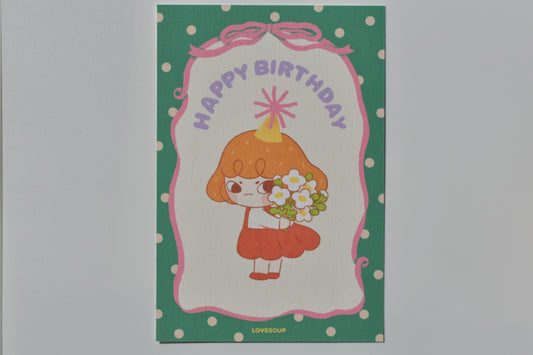 lovesoup birthday cards - flowers for you