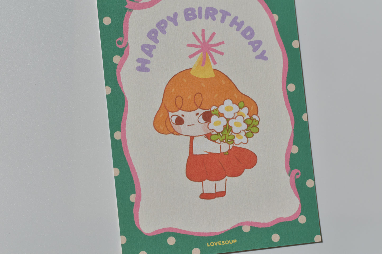 lovesoup birthday cards - flowers for you