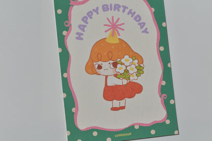 lovesoup birthday cards - flowers for you
