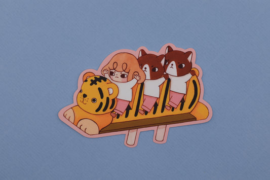 lovesoup sticker - PLAY - three seater