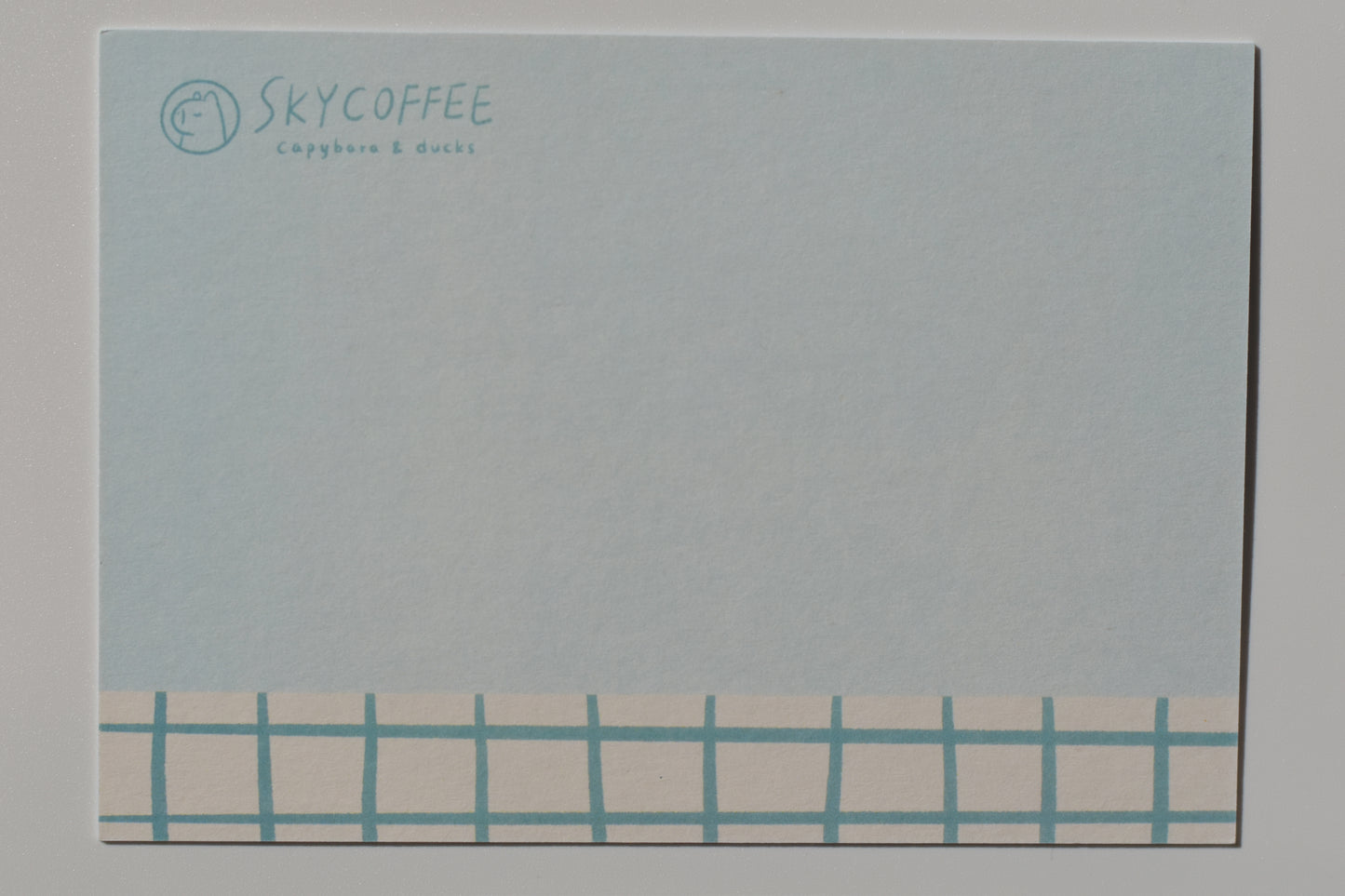 SKYCOFFEE postcard - brownie