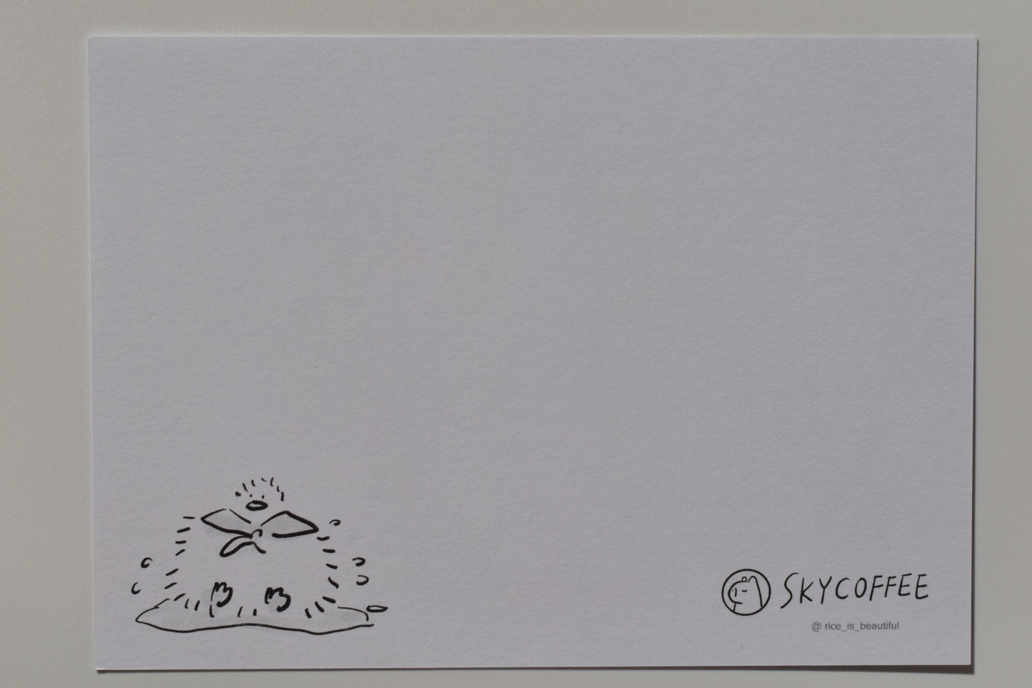 SKYCOFFEE postcard - hydrangea