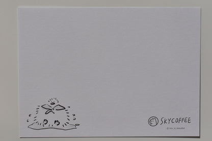 SKYCOFFEE postcard - hydrangea