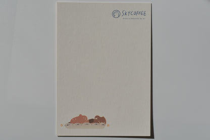 SKYCOFFEE postcard - marshmallow latte