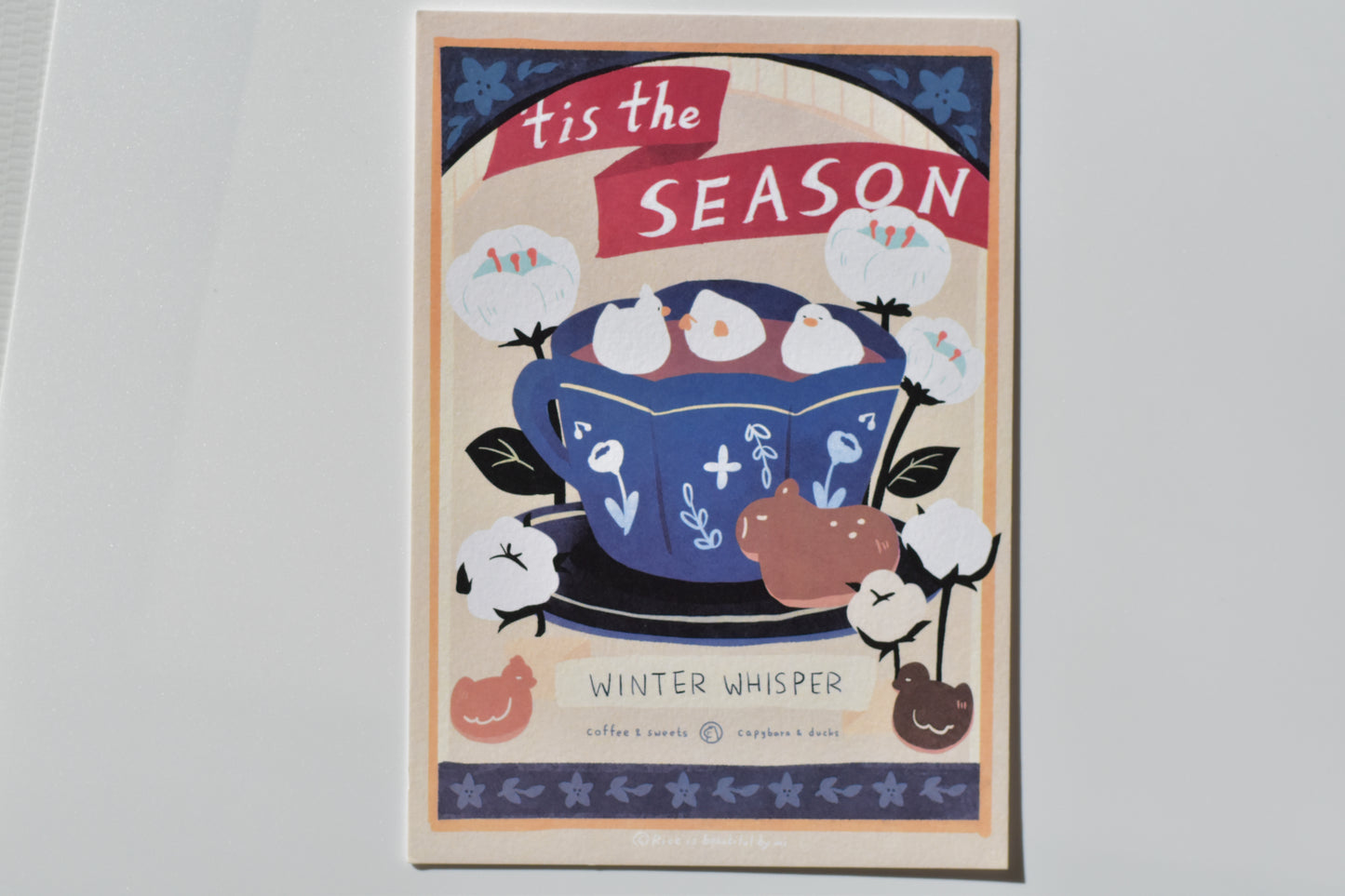 SKYCOFFEE postcard - marshmallow latte