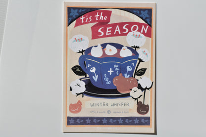 SKYCOFFEE postcard - marshmallow latte