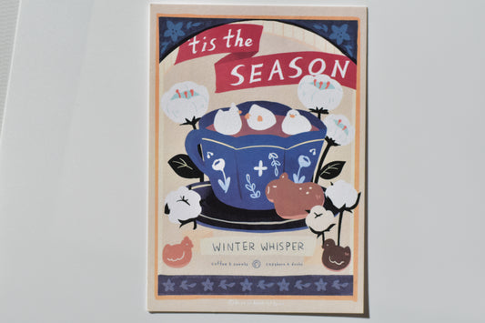 SKYCOFFEE postcard - marshmallow latte