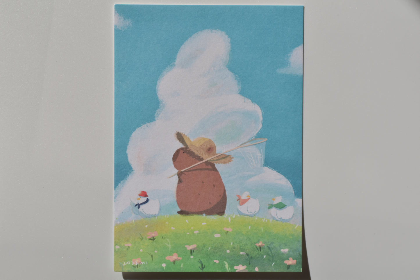 SKYCOFFEE postcard - under the blue sky