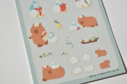 SKYCOFFEE sticker sheet - daily life