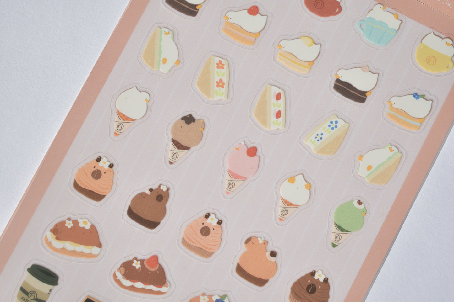 SKYCOFFEE sticker sheet - dessert menu