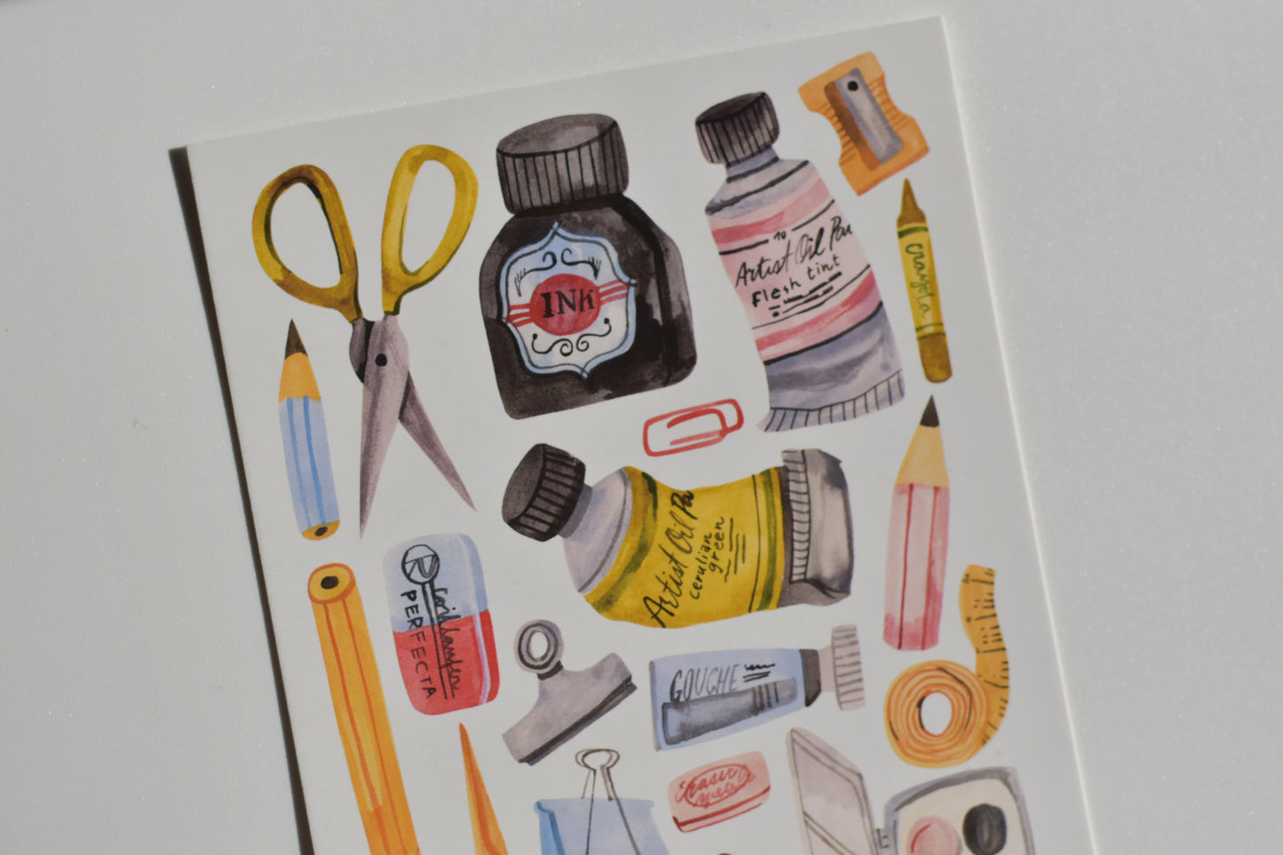 Wild Pencil postcard - art shop