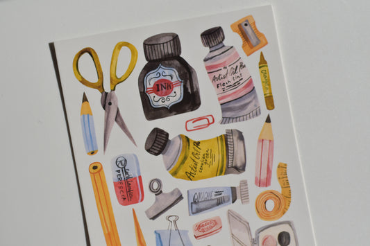 Wild Pencil postcard - art shop