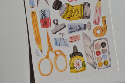 Wild Pencil postcard - art shop