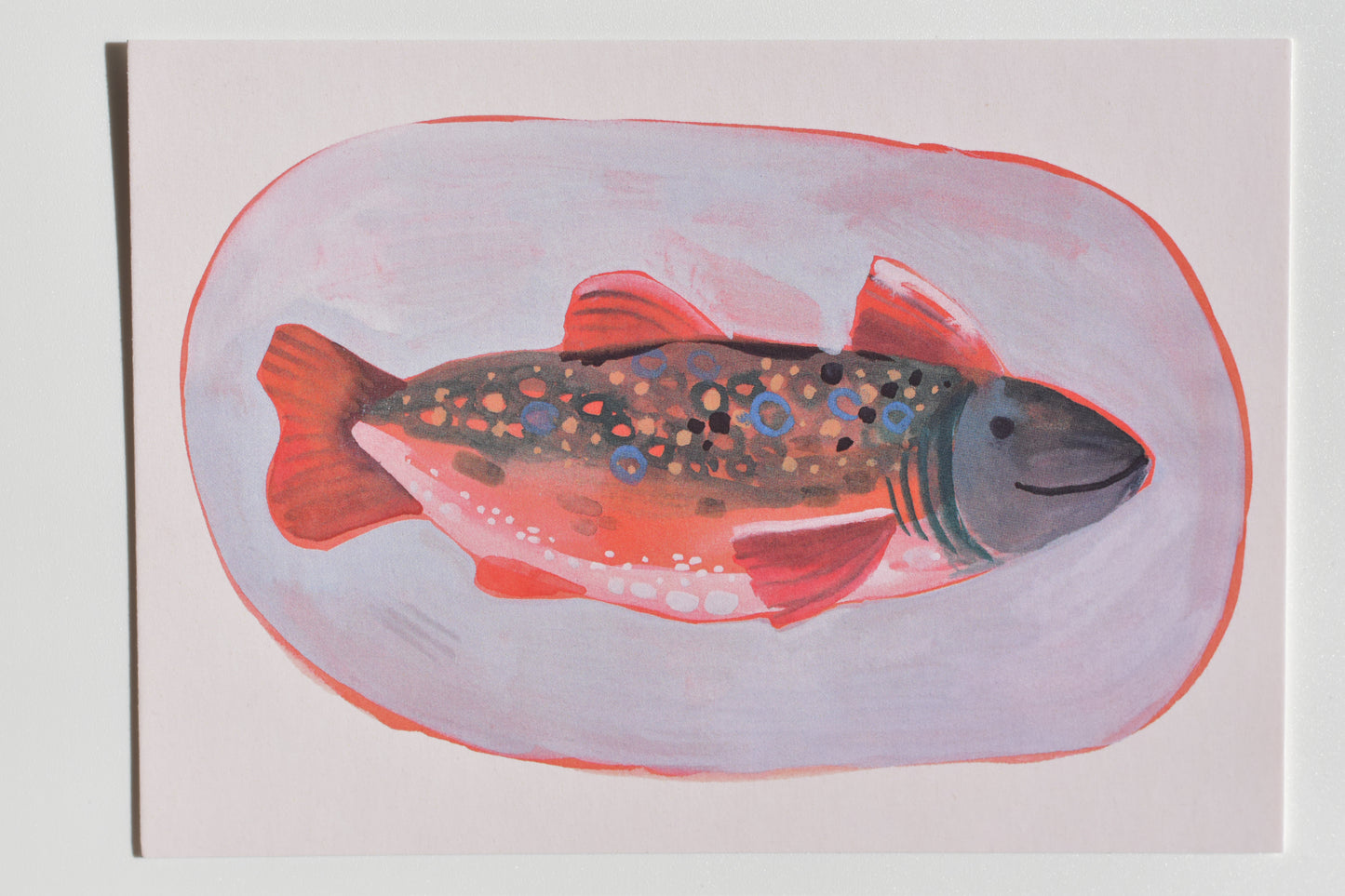 Wild Pencil postcard - fish