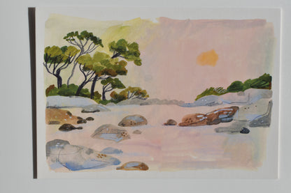 Wild Pencil postcard - high noon on the sea