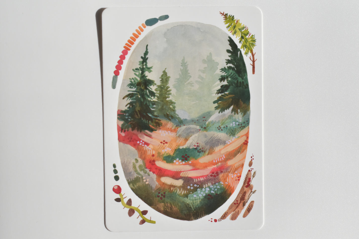 Wild Pencil postcard set - autumn landscapes