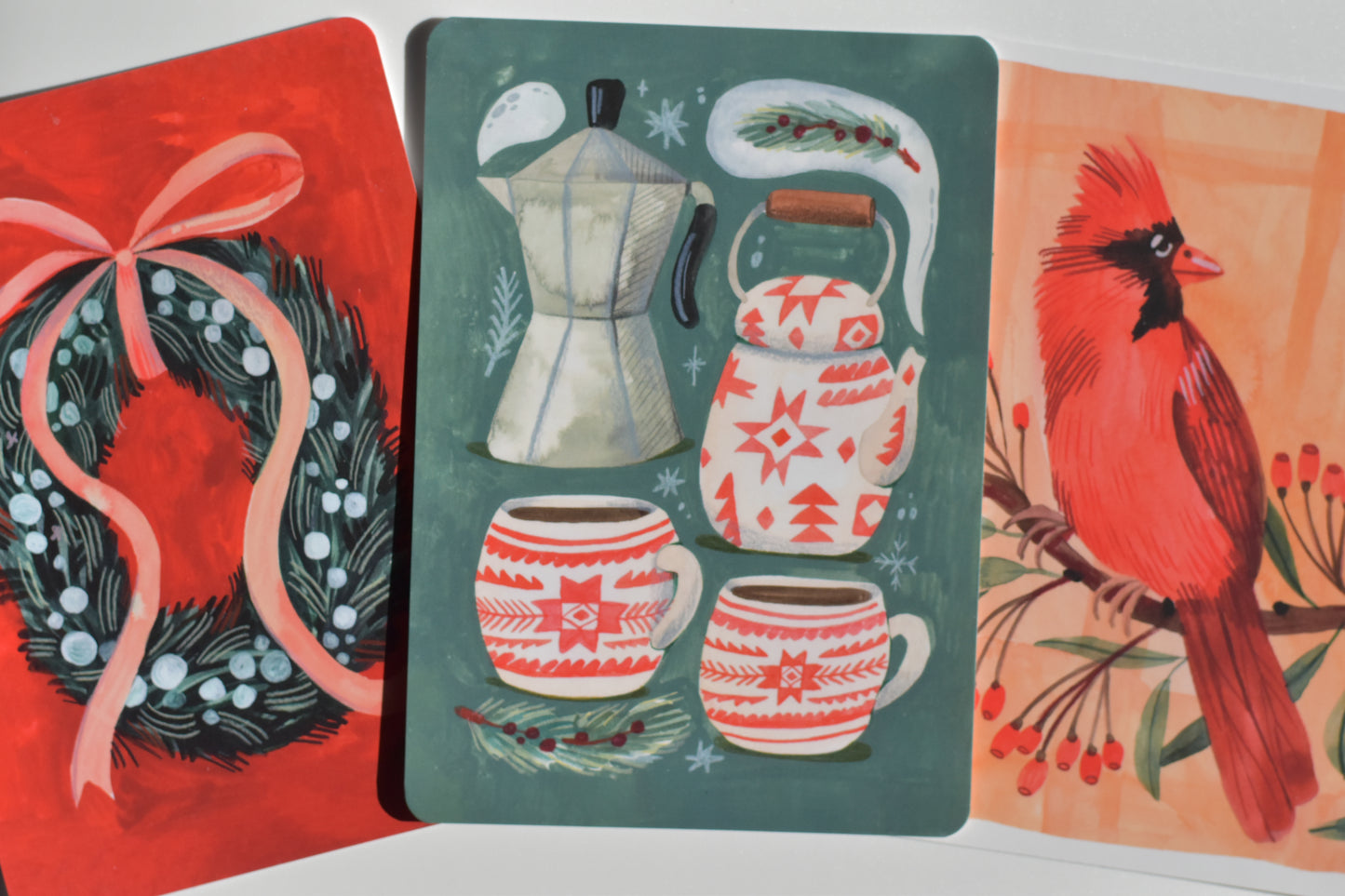 Wild Pencil postcard set - merry Christmas