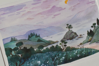 Wild Pencil postcard set - landscapes II