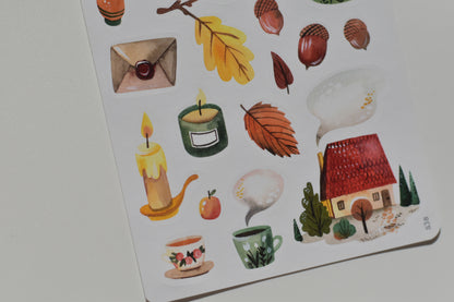 Wild Pencil sticker sheet - sweater weather